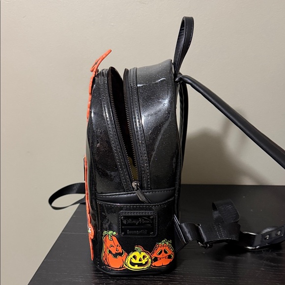 Loungefly Black and Purple Halloween Backpack - Picture 2 of 7